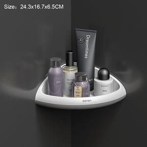Corner Bathroom Organizer Shelf Shampoo Cosmetic Storage Rack Wall Mounted Kitchen Shelf Household Items Bathroom Accessories