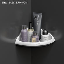 Load image into Gallery viewer, Corner Bathroom Organizer Shelf Shampoo Cosmetic Storage Rack Wall Mounted Kitchen Shelf Household Items Bathroom Accessories