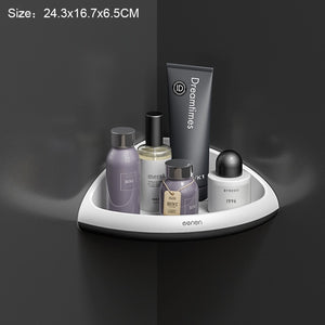 Corner Bathroom Organizer Shelf Shampoo Cosmetic Storage Rack Wall Mounted Kitchen Shelf Household Items Bathroom Accessories