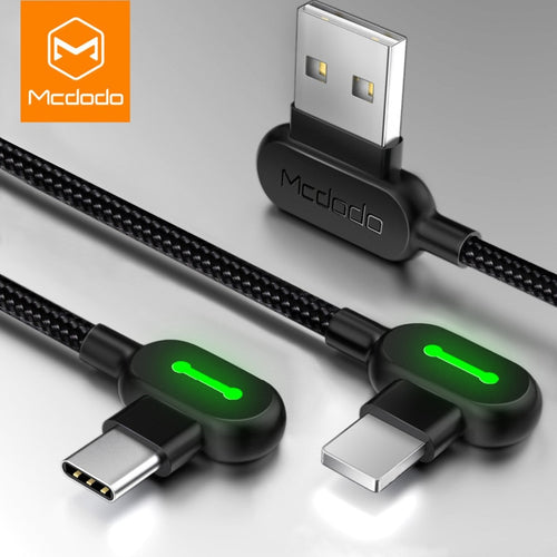 MCDODO USB Cable Fast Charging Mobile Phone Charger USB C Micro Data Cord Cable For iPhone 11 Pro Xs Max Xr X 8 7 6 6s Plus 5 5s