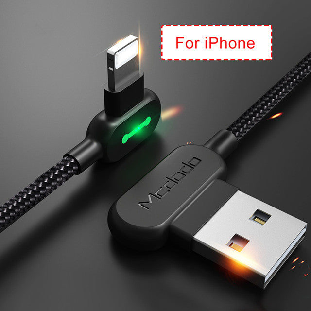 MCDODO USB Cable Fast Charging Mobile Phone Charger USB C Micro Data Cord Cable For iPhone 11 Pro Xs Max Xr X 8 7 6 6s Plus 5 5s