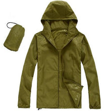 Load image into Gallery viewer, DIMUSI  Men&#39;s Brand Quick Dry Skin Coat Sunscreen Waterproof UV Women thin Army Outwear Ultra-Light Windbreake Jacket 3XLYA105