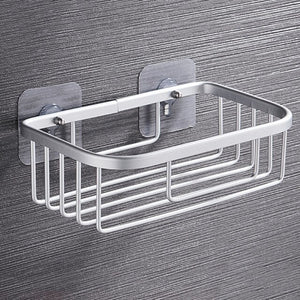 Bathroom Shower Shelf  Holder Stainless Steel Corner Storage Rack Shampoo Soap Cosmetic Shelves Wall Mounted Kitchen Organizer