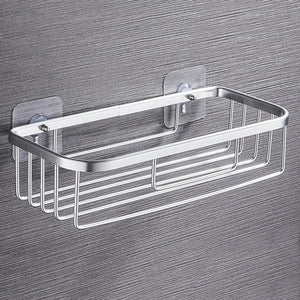 Bathroom Shower Shelf  Holder Stainless Steel Corner Storage Rack Shampoo Soap Cosmetic Shelves Wall Mounted Kitchen Organizer