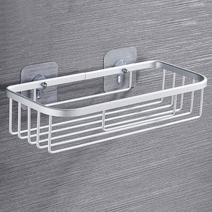 Bathroom Shower Shelf  Holder Stainless Steel Corner Storage Rack Shampoo Soap Cosmetic Shelves Wall Mounted Kitchen Organizer