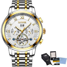 Load image into Gallery viewer, LIGE Mens Watches Fashion Top Brand Luxury Business Automatic Mechanical Watch Men Casual Waterproof Watch Relogio Masculino+Box