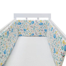 Load image into Gallery viewer, baby nursery Nordic Stars Design Baby Bed Thicken Bumper One-piece Crib Around Cushion Cot Protector Pillows Newborns Room Decor
