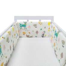 Load image into Gallery viewer, baby nursery Nordic Stars Design Baby Bed Thicken Bumper One-piece Crib Around Cushion Cot Protector Pillows Newborns Room Decor