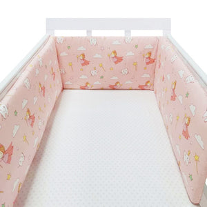 baby nursery Nordic Stars Design Baby Bed Thicken Bumper One-piece Crib Around Cushion Cot Protector Pillows Newborns Room Decor
