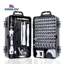 Load image into Gallery viewer, KINDLOV 112 in 1 Screwdriver Set of Screw Driver Bit Set Multi-function Precision Mobile Phone Repair Device Hand Tools Torx Hex