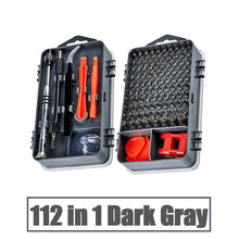 Load image into Gallery viewer, KINDLOV 112 in 1 Screwdriver Set of Screw Driver Bit Set Multi-function Precision Mobile Phone Repair Device Hand Tools Torx Hex