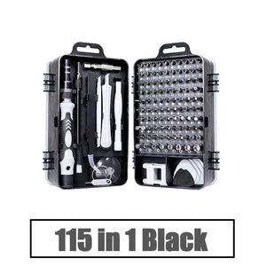 KINDLOV 112 in 1 Screwdriver Set of Screw Driver Bit Set Multi-function Precision Mobile Phone Repair Device Hand Tools Torx Hex
