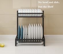 Load image into Gallery viewer, Kitchen Shelf Organizer Dish Drying Rack Over Sink Utensils Holder Bowl Dish Draining Shelf Kitchen Storage Countertop Organizer