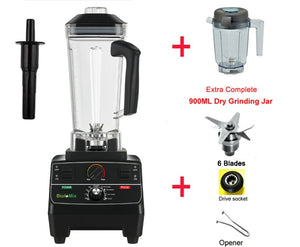 BPA Free 2L Jar 2200W Professional Smart Timer Pre-programed Blender Mixer Juicer Food Processor Ice Smoothies Crusher