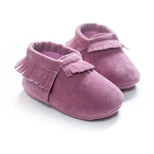 Load image into Gallery viewer, 2020 PU Suede Leather Newborn Baby Moccasins Shoes Soft Soled Non-slip Crib First Walker