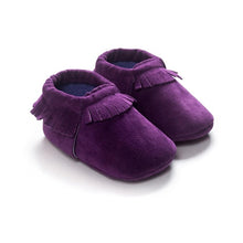 Load image into Gallery viewer, 2020 PU Suede Leather Newborn Baby Moccasins Shoes Soft Soled Non-slip Crib First Walker