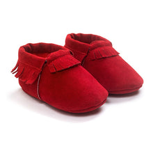 Load image into Gallery viewer, 2020 PU Suede Leather Newborn Baby Moccasins Shoes Soft Soled Non-slip Crib First Walker