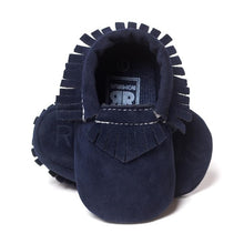 Load image into Gallery viewer, 2020 PU Suede Leather Newborn Baby Moccasins Shoes Soft Soled Non-slip Crib First Walker