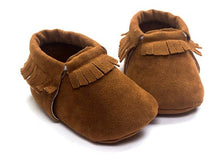 Load image into Gallery viewer, 2020 PU Suede Leather Newborn Baby Moccasins Shoes Soft Soled Non-slip Crib First Walker