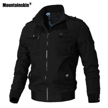 Load image into Gallery viewer, Mountainskin Casual Jacket Men Spring Autumn Army Military Jackets Mens Coats Male Outerwear Windbreaker Brand Clothing SA779
