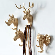Load image into Gallery viewer, Wall Coat Rack Home Wall Decoration Animal Head Rack