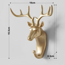 Load image into Gallery viewer, Wall Coat Rack Home Wall Decoration Animal Head Rack