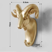Load image into Gallery viewer, Wall Coat Rack Home Wall Decoration Animal Head Rack