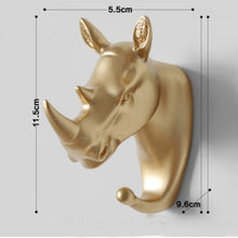 Load image into Gallery viewer, Wall Coat Rack Home Wall Decoration Animal Head Rack