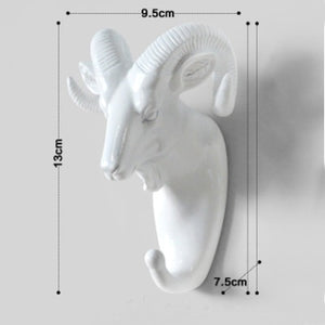 Wall Coat Rack Home Wall Decoration Animal Head Rack