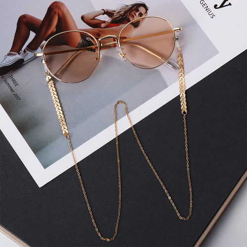 1PCs Women Fashion Pearls Sunglasses Chains Gold Eyeglasses Chains Sunglasses Holder Necklace Eyewear Retainer Accessories