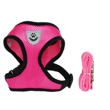 Load image into Gallery viewer, Cat Dog Adjustable Harness Vest Walking Lead Leash For Puppy Dogs Collar Polyester Mesh Harness For Small Medium Dog Cat Pet