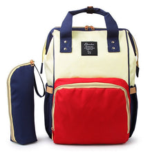 Load image into Gallery viewer, Large Capacity Diaper Bag Backpack Waterproof Maternity Bag Baby Diaper Bags With USB Interface Mummy Travel Bag For Stroller