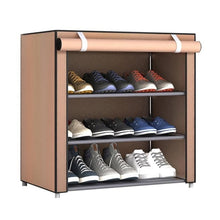 Load image into Gallery viewer, Multilayer Shoe Rack Detachable Dustproof Nonwoven Fabric Shoe Cabinet Home Standing Space-saving Stand Holder Shoes Organizer
