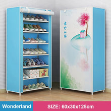 Load image into Gallery viewer, Multilayer Shoe Rack Detachable Dustproof Nonwoven Fabric Shoe Cabinet Home Standing Space-saving Stand Holder Shoes Organizer