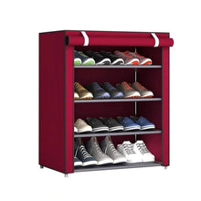 Load image into Gallery viewer, Multilayer Shoe Rack Detachable Dustproof Nonwoven Fabric Shoe Cabinet Home Standing Space-saving Stand Holder Shoes Organizer