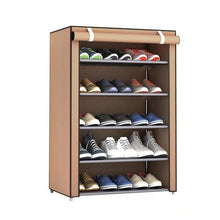 Load image into Gallery viewer, Multilayer Shoe Rack Detachable Dustproof Nonwoven Fabric Shoe Cabinet Home Standing Space-saving Stand Holder Shoes Organizer