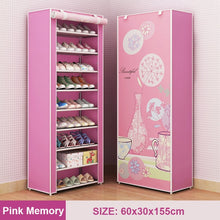 Load image into Gallery viewer, Multilayer Shoe Rack Detachable Dustproof Nonwoven Fabric Shoe Cabinet Home Standing Space-saving Stand Holder Shoes Organizer