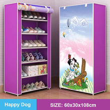 Load image into Gallery viewer, Multilayer Shoe Rack Detachable Dustproof Nonwoven Fabric Shoe Cabinet Home Standing Space-saving Stand Holder Shoes Organizer