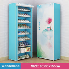 Load image into Gallery viewer, Multilayer Shoe Rack Detachable Dustproof Nonwoven Fabric Shoe Cabinet Home Standing Space-saving Stand Holder Shoes Organizer
