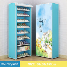 Load image into Gallery viewer, Multilayer Shoe Rack Detachable Dustproof Nonwoven Fabric Shoe Cabinet Home Standing Space-saving Stand Holder Shoes Organizer