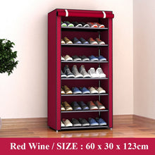 Load image into Gallery viewer, Multilayer Shoe Rack Detachable Dustproof Nonwoven Fabric Shoe Cabinet Home Standing Space-saving Stand Holder Shoes Organizer