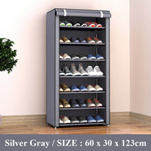 Load image into Gallery viewer, Multilayer Shoe Rack Detachable Dustproof Nonwoven Fabric Shoe Cabinet Home Standing Space-saving Stand Holder Shoes Organizer