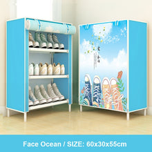 Load image into Gallery viewer, Multilayer Shoe Rack Detachable Dustproof Nonwoven Fabric Shoe Cabinet Home Standing Space-saving Stand Holder Shoes Organizer