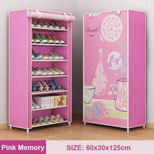 Load image into Gallery viewer, Multilayer Shoe Rack Detachable Dustproof Nonwoven Fabric Shoe Cabinet Home Standing Space-saving Stand Holder Shoes Organizer