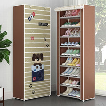 Load image into Gallery viewer, Multilayer Shoe Rack Detachable Dustproof Nonwoven Fabric Shoe Cabinet Home Standing Space-saving Stand Holder Shoes Organizer