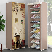 Load image into Gallery viewer, Multilayer Shoe Rack Detachable Dustproof Nonwoven Fabric Shoe Cabinet Home Standing Space-saving Stand Holder Shoes Organizer