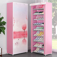 Load image into Gallery viewer, Multilayer Shoe Rack Detachable Dustproof Nonwoven Fabric Shoe Cabinet Home Standing Space-saving Stand Holder Shoes Organizer