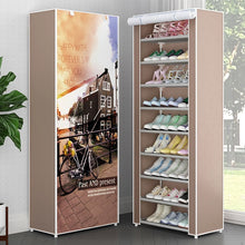 Load image into Gallery viewer, Multilayer Shoe Rack Detachable Dustproof Nonwoven Fabric Shoe Cabinet Home Standing Space-saving Stand Holder Shoes Organizer