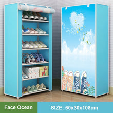 Load image into Gallery viewer, Multilayer Shoe Rack Detachable Dustproof Nonwoven Fabric Shoe Cabinet Home Standing Space-saving Stand Holder Shoes Organizer