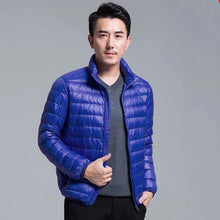 Load image into Gallery viewer, Men&#39;s All-Season Ultra Lightweight Packable Down Jacket Water and Wind-Resistant Breathable Coat Big Size Men Hoodies Jackets